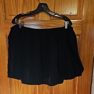 Old Navy Black Off Shoulder Crop Top